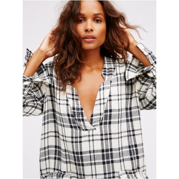 CP SHADES x FREE PEOPLE Plaid Checkmate Dress [F4] - Picture 3 of 8